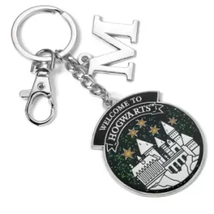 Harry Potter Personalised Hogwarts Keyring M Initial