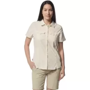 Craghoppers Womens Nosi Life Adventure Short Sleeve Shirt 12 - Bust 36' (91cm)