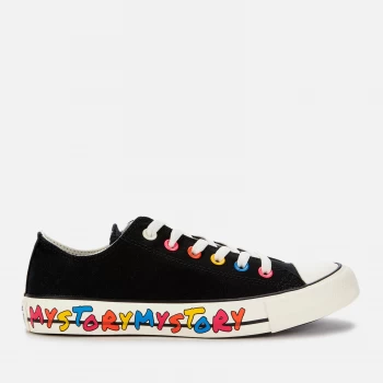 Converse Womens Chuck Taylor All Star My Story Ox Trainers - Black/Hyper Pink/Egret - UK 4