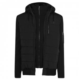 Firetrap Sartorial Knit Jacket Mens - Black