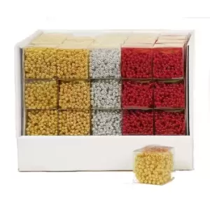 Premier Bead Garland (Pack of 3) (Pack of 3) (Red/Silver/Gold)