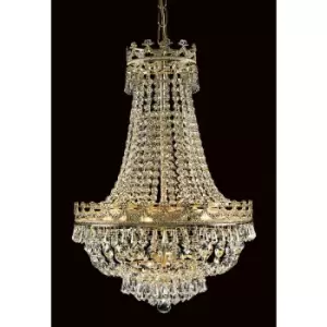 Frankfurt Gold chandelier 8 bulbs 67cm