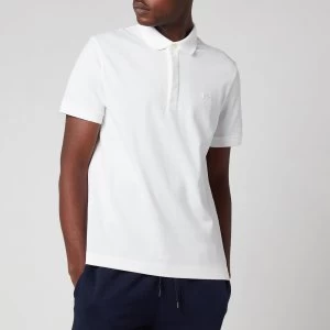 Lacoste Mens Regular Fit Paris Polo Shirt - White - 7/XXL