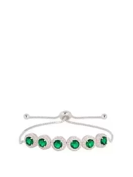 Jon Richard Emerald Pave Toggle Bracelet