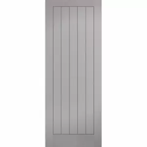 LPD (W) 30" Grey Moulded Textured Vertical 5P Internal Door