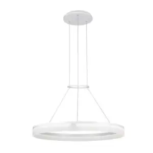 Grok Integrated LED 1 Light Dimmable Medium Ceiling Pendant White