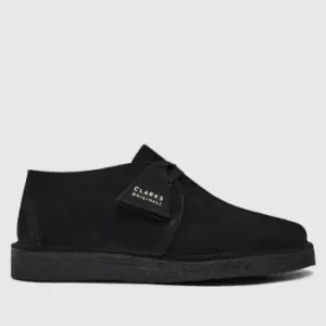 Clarks Originals Desert Trek Shoes In Black