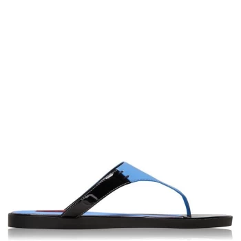 Calvin Klein Jeans Patent Slider - Sky Blue