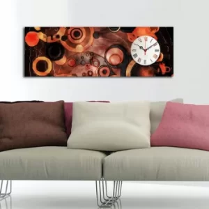 3090CS-52 Multicolor Decorative Canvas Wall Clock