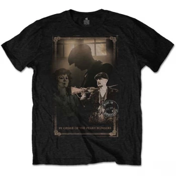 Peaky Blinders - Shotgun Mens Medium T-Shirt - Black