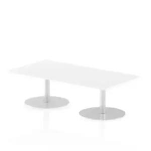 Italia Poseur Table Rectangle 1600/800 Top 475 High White