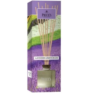 Price's Candles Lavender & Lemongrass Reed Diffuser - 100ml