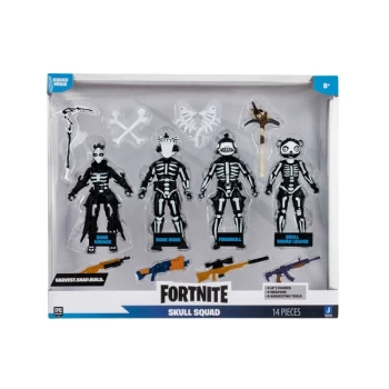 Fortnite - Squad Mode Skull Squad S7 4 Figure Pack