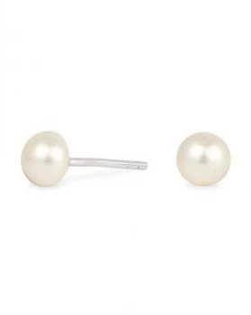 Simply Silver Freshwater Pearl Earrings