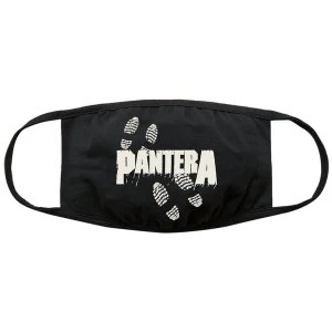 Pantera - Steel Foot Print Face Mask - Black