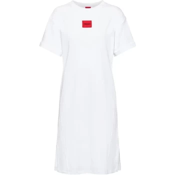 Hugo Boss Red Label T-Shirt Dress White Size L Women