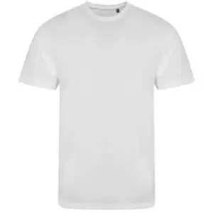 AWDis Mens Tri Blend T Shirt (Extra Large) (Solid White)