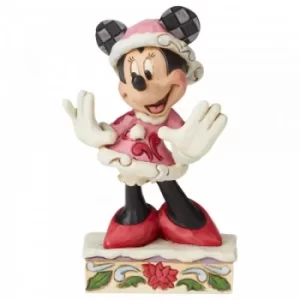 Festive Fashionista (Minnie Mouse) Christmas Figurine