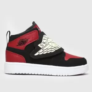 Jordan Sky Jordan 1 (Ps), Black/White-Gym Red, Unisex, Shoes pre school, BQ7197-001