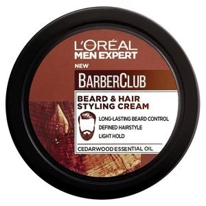 LOreal Men Expert Barber Club Beard Hair Styling Cream 50ml