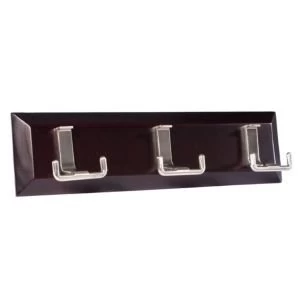 BQ Dark brown Satin effect Pine zinc alloy Hook