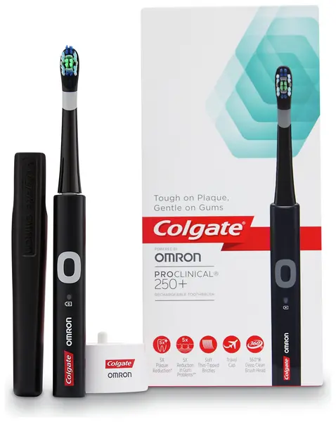 Colgate ProClinical 250 PLus Omron Black Electric Toothbrush