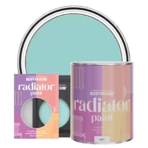 Rust-Oleum Radiator Paint, Matt Finish - Teal - 750ml