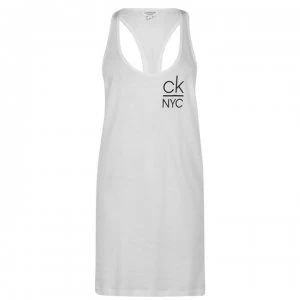 Calvin Klein NYC Tank Dress - White YCD