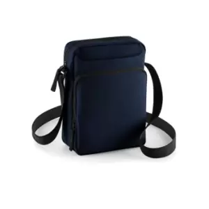 Bagbase Across Shoulder Strap Cross Body Bag (Pack Of 2) (One Size) (French Navy)