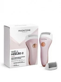 Magnitone London Well Heeled 2 Express Pedi System Pink Ith Micro Crystal Roller And Extra Buff Roller Head