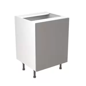 KitchenKIT Slab 60cm Base Sink Unit - Matt Dust Grey