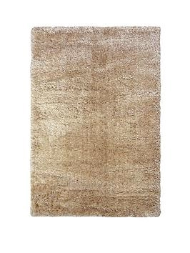 Supersoft Shaggy Rug Natural 160 x 230cm 100% POLYESTER PILE