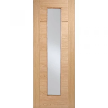 LPD Vancouver Fully Finished Oak 1 Light Glazed Internal Door - 1981mm x 686mm (78 inch x 27 inch)