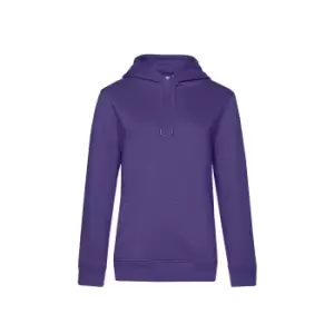 B&C Womens/Ladies Queen Hoody (S) (Radiant Purple)