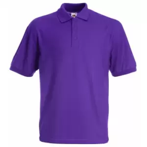 Fruit Of The Loom Childrens/Kids Unisex 65/35 Pique Polo Shirt (3-4) (Purple)