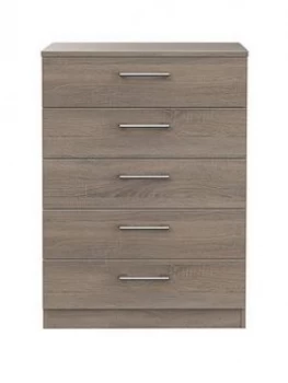 Swift Halton Ready Assembled 5 Drawer Chest