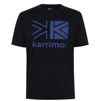 Karrimor Eco Era Large Logo T Shirt Mens - Navy