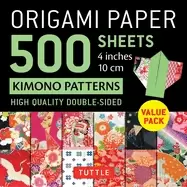 origami paper 500 sheets kimono patterns 4 10cm tuttle origami paper doubl