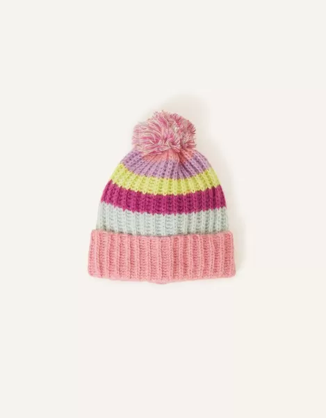 Stripe Knit Beanie