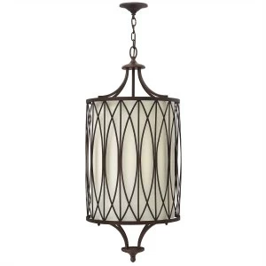 4 Light Ceiling Pendant Victorian Bronze, E14