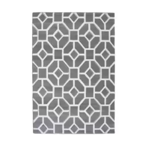 Melrose Textiles Homemaker Daytona Gorton Grey Rug 120 x 170cm