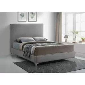 Envisage Trade - Glinis Upholstered Beds - Plush Velvet, Super King Size Frame, Steel - Steel