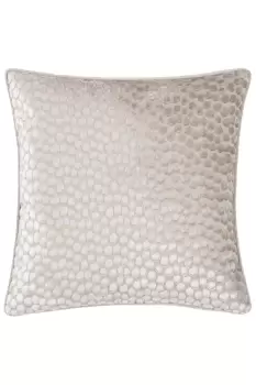 Lanzo Cut Velvet Piped Polyester Filled Cushion