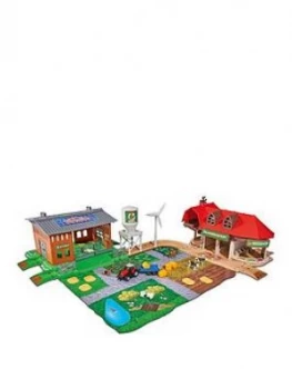 Majorette Creatrix Big Farm Playset And 5 Cars