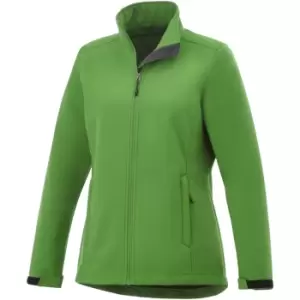 Elevate Womens/Ladies Maxson Softshell Jacket (L) (Fern Green)