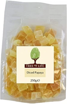 Tree of Life Diced Papaya - 250g x 6 (Case of 6)