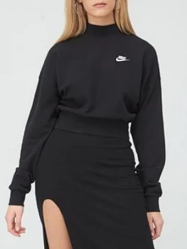 Nike Nsw Essential Collar Sweatshirt - Black