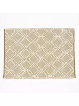 Esselle Blenheim 100% Pet Olive Diamond Rug