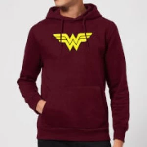 Justice League Wonder Woman Logo Hoodie - Burgundy - XL