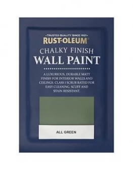 Rust-Oleum Rust-Oleum Chalky Wall Paint 10ml Tester Sachet All Green